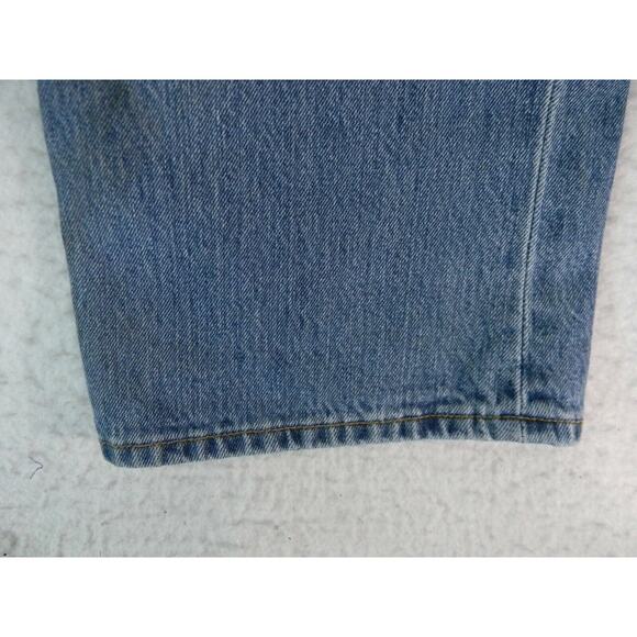 Levi's 501 jeans Men's 38 x 30 Regular Fit Straight blue denim pants button fly - Picture 5 of 12